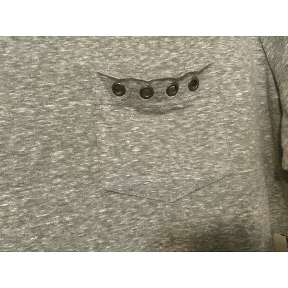 Terra & Sky T Shirt Womens Plus Size 2X Green Short Sleeve Rivets Scoop Neck Top - Picture 14 of 15